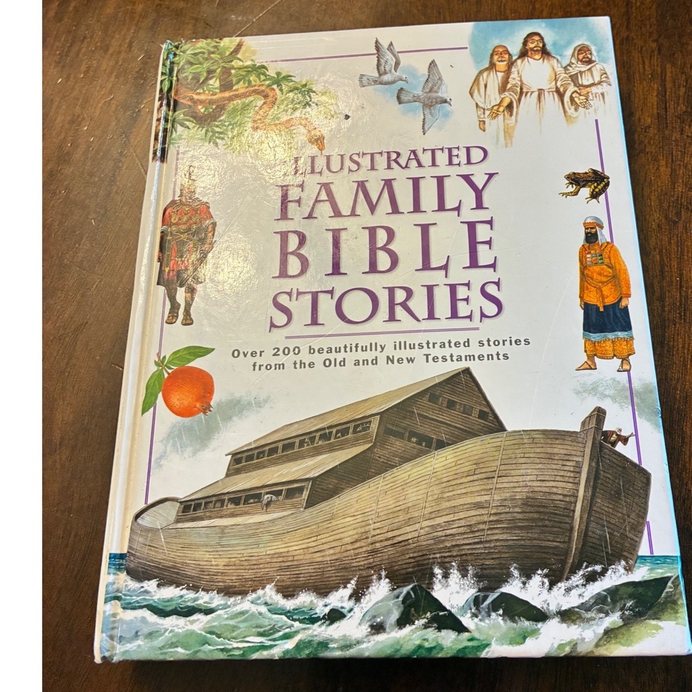 Illustrated Family Bible Stories Hardcover Parragon Publishing Old New Testament